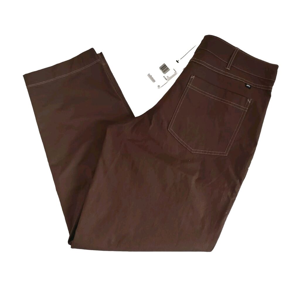 Nike SB Skateboarding Pants Standard Fit Straight Leg Regular Length - Brown 34W